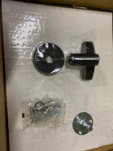 Emtek 280909US19 Messing Doppelhaken mit Rosette, 7 Ausführungen, flach schwarz - Bild 1 von 2