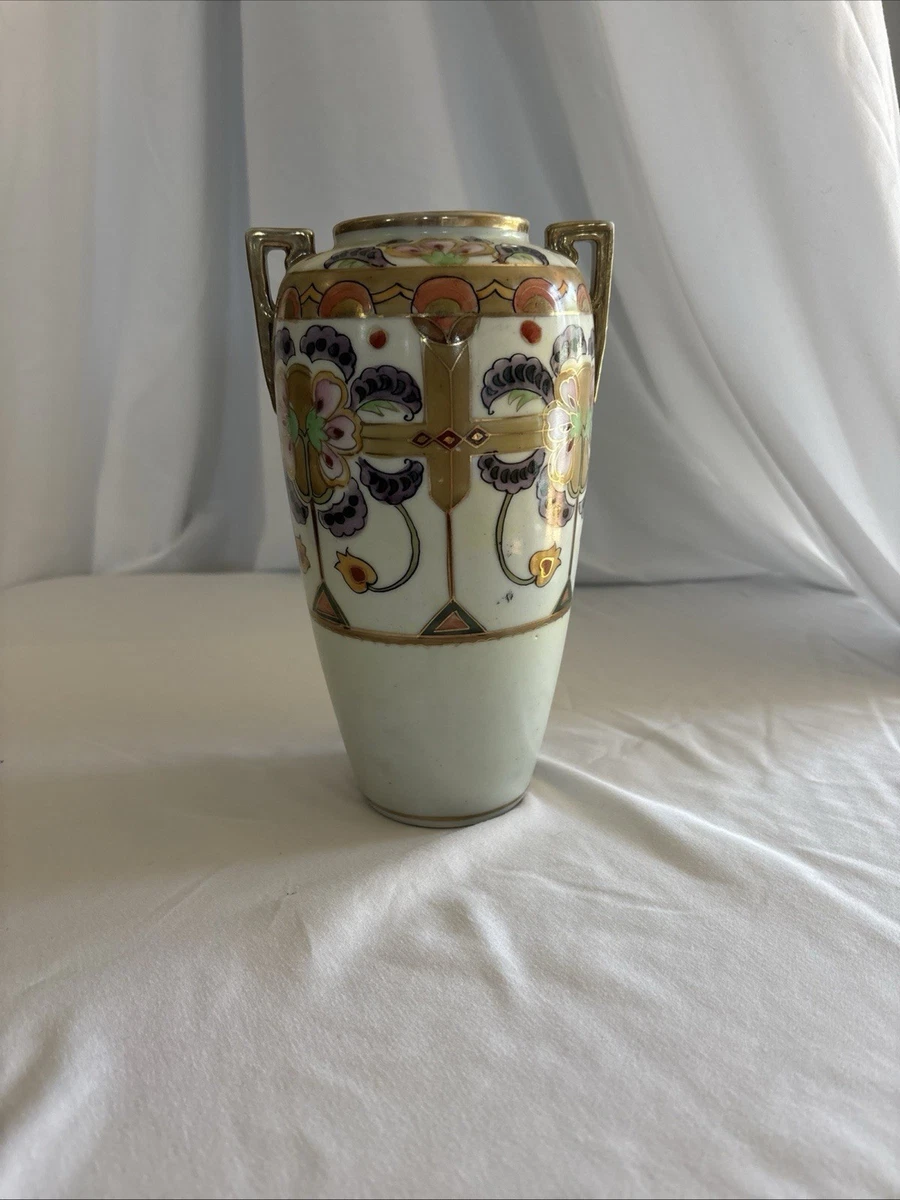 日本鸟花瓶印第安纳日本古董花瓶| eBay