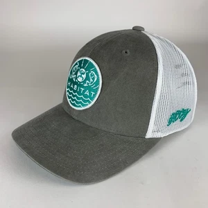 Sombrero de camionero Hooey para hombre gris blanco Habitat Snapback - Imagen 1 de 5