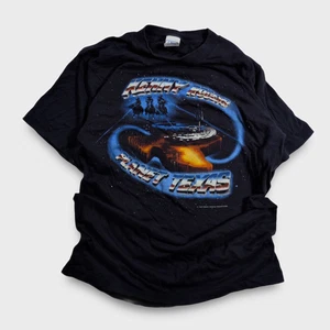 Vintage 1989 Kenny Rogers Planet Texas T-Shirt - Size L - Single Stitched - Bild 1 von 14