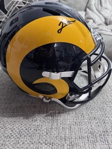 Jared Verse Signed Autograph LA Rams Full Size Throwback Replica Helmet- Beckett - Picture 1 of 5