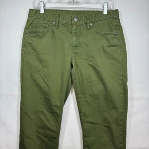 Pantalone donna Patagonia verde casual misto cotone biologico comodo taglia 6 - Foto 1 di 13