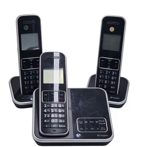 BT INSPIRE 1500 3ER PACK - Schnurloses Telefon mit Anrufbeantworter - 3 Telefone mit Basen - Bild 1 von 5