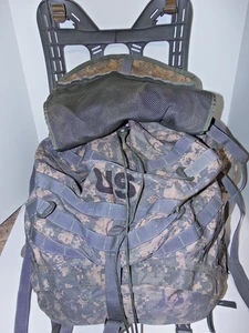 US Army Military Nylon Combat Large MOLLE II ACU Rucksack w Frame & Straps - Picture 1 of 16