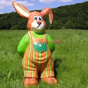 Osterhase Frau Hase Ostern Dekoration Deko Häschen Figur Oster Statue Skulptur - Bild 1 von 4