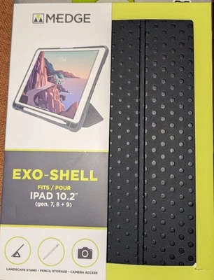 Funda para iPad Medge EXO-SHELL compatible con Apple iPad 10.2 (Gen 7, 8, 9)  Foto 1 de 3