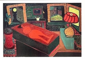 Ralph Fasanella (1914-1997) Art Announcement Card 2025 - Six Decades Outsider - Picture 1 of 6