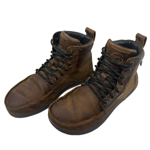 Stivali Lems Boulder Mid Uomo 8,5 Donna 10 Impermeabili Pelle Lacci Marrone - Foto 1 di 12