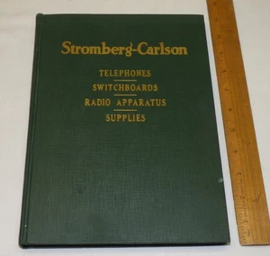 Vtg 1927 STROMBERG CARLSON Telephone Radio Switchboard & Supplies CATALOG Old - Picture 1 of 22