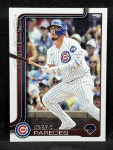 Serie de béisbol Topps 2025 1 #138 Isaac Paredes Chicago Cubs casi nuevo - Imagen 1 de 6