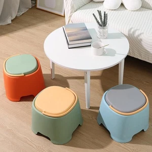 Small Stool Anti Skid Portable Foot Rest for Living Room Laundry Garage - Picture 1 of 21