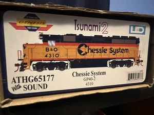 Ho Scale Athearn Genesis Chessie System B&O Gp40-2 Dcc Sound #4310 - Picture 1 of 8