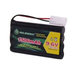 9.6V NI-MH Rechargeable Battery Pack with Standard Tamiya Connector for RC Ca... - Picture 1 of 7