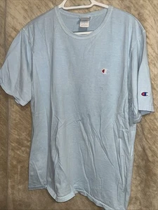 Men’s Size Large T Shirt, Champion, Small Logo, Embroidered Small Patch - Picture 1 of 9