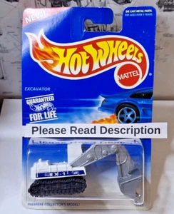 Hot Wheels 1997 First Editions Excavator BAD CARD - Picture 1 of 4