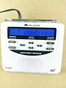 Midland WR-120EZ NOAA Emergency Weather Alert Radio Battery Back Up - Picture 1 of 7