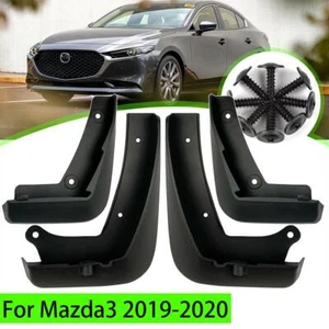 4pcs For Mazda 3 Mazda3 BP Sedan 2019-2023 Mud Flaps Splash Guards Mudguards - Picture 1 of 6