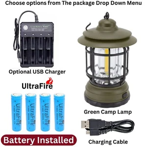 Camping Light LED Lamp Portable Torch for Fishing 2000mAh 3.7v Battery Installed - Picture 1 of 16