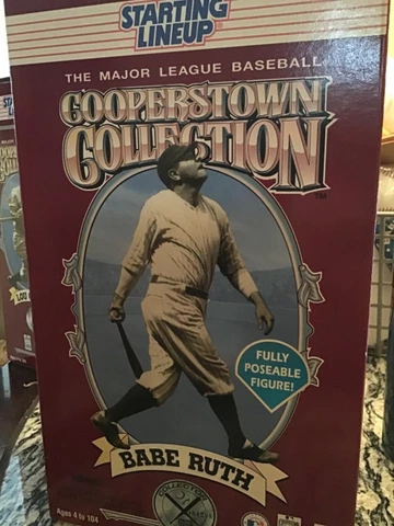 1996 Starting Lineup Cooperstown Collection Babe Ruth Poseable Figure Cover