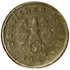 Germany Third Reich Reichspfennig 1943 F KM# 97 - Picture 1 of 2
