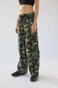 Urban Outfitters Dean Rayon Cargo Pants Size S - Picture 1 of 3