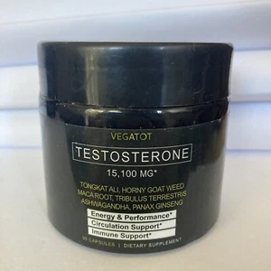VEGATOT Testosterone Booster For Men-Increase Libido Energy Stamina Muscle 01/26 - Picture 1 of 3