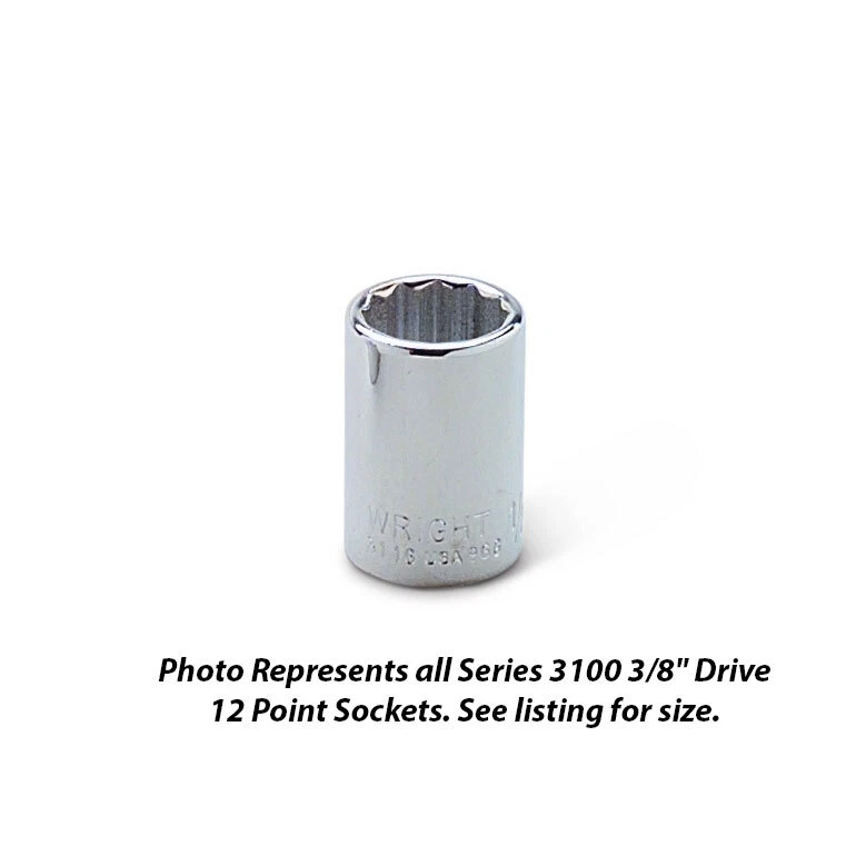Wright Tool 3116 3/8" Drive 12 Points Standard Socket - Image 1 of 1
