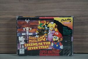 Super Mario RPG: Legend of the Seven Stars (SNES,1996) Authentic Complete Tested