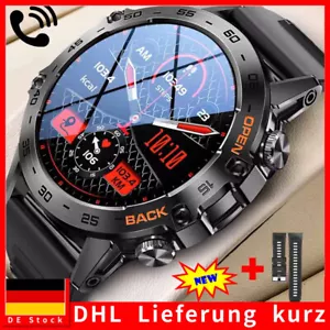 Xiaomi Android Smartwatch Herren Taktisch Militär Bluetooth Blutdruck Luxus Gift - Bild 1 von 22
