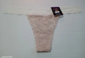 NWT Maidenform Must Haves Lace Thong Ivory Nude 9 / 2XL SR$13 J10 DMESLT - Picture 1 of 4