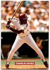 1990 Philadelphia Phillies Photocards Charlie Hayes