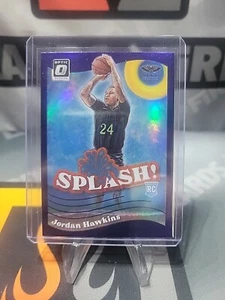 2023-24 Donruss Optic Jordan Hawkins Splash! HOLO PÚRPURA PRIZM ROOKIE RC  - Imagen 1 de 2