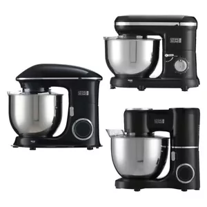Food Stand Mixer Electric 8L Handle 6 Speed 3 Attachments Spatula Whisk Beater - Picture 1 of 25