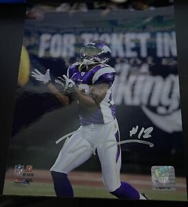 Percy Harvin Minnesota Vikings NFL AUTHENTIC Autographed Signed Photo