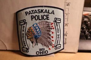 police patch   PATASKALA POLICE OHIO INDIAN HEAD - Picture 1 of 1