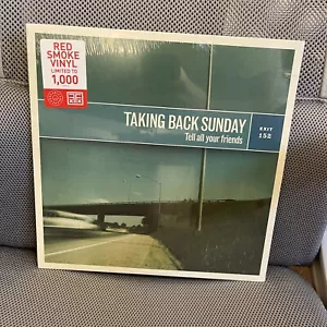 *SEALED* TAKING BACK SUNDAY - Tell All Your Friends Red Smoke Vinyl LP NEW - Picture 1 of 2
