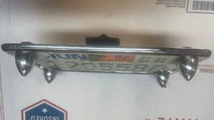 Harley Davidson Chrome License Plate Frame, Bracket And Bolts - Picture 1 of 6
