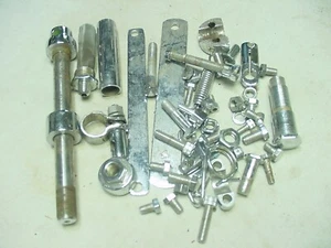 BSA A65 A50 CHROMED PARTS LOT BLING FOR YOUR THING! ALL NICE CHROMED BITS FOR A6 - Picture 1 of 3