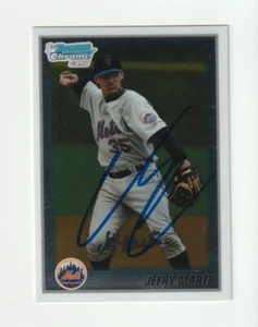 Jefry Marte signiert 2010 Bowman Chrome Prospects Karte BCP113 Auto Autogramm COA - Bild 1 von 1