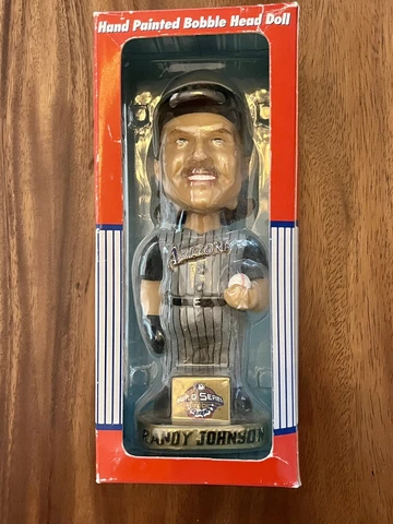 2001 World Series Arizona Diamondbacks Randy Johnson Hand Painted Bobblehead Cover