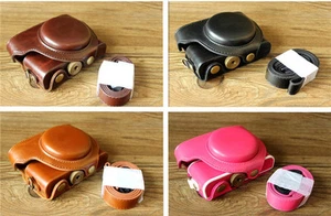 Leather Camera Case Bag Cover For Sony DSC-RX100III M3 DSC-RX100 IV RX100M4 M5 - Picture 1 of 11