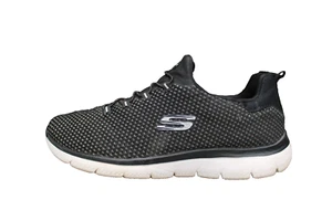 SKECHERS Damen Sneaker Slipper Schwarz/silber Glitzer Gr.42 UK9 - Bild 1 von 8