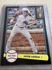 2016Donruss 1982 Design Black Border numbered 69/99 Jacob deGrom #D82-39
