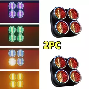 2pc/New 4 eyes LED Blinder light Retro Effect COB Audience Strobe Stage Lights - Picture 1 of 9