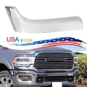 Chrome Front Right Side Headlight Molding Trim Fits For Ram 2500 3500 2019-2024 - Picture 1 of 4