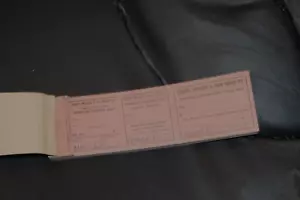 Duluth, Missabe & Iron Range Ry TRAIN TICKET BOOK UNUSED With Approx 40 Tickets - Picture 1 of 1