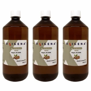 Oxxigena Olio di Mandorle Dolci Puro al 100 % - 3L - VEGANO - SPREMUTO A FREDDO - Foto 1 di 6