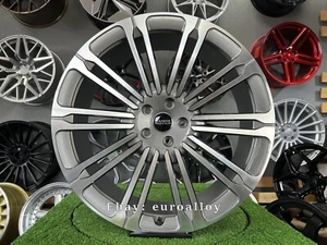 4X R24" 10 Split Spoke Style Grey Wheels Fits For: Land Rover Range Rover - Picture 1 of 8