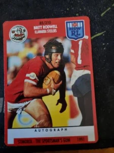 Stimorol 1991 NSW Rugby League Card number 85 Brett Rodwell Illawarra Steelers - Picture 1 of 1