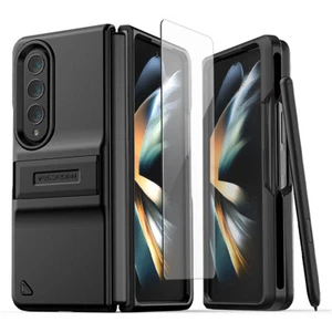 Samsung Galaxy Z FOLD4 Full Cover Case with S Pen Holder Verus Korea Quick Stand - Picture 1 of 7